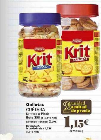 Gadis Galletas Cuétara oferta