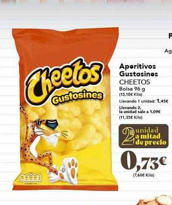 Gadis Aperitivos Gustosines Cheetos oferta