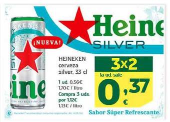 HiperDino Heineken Cerveza Silver oferta