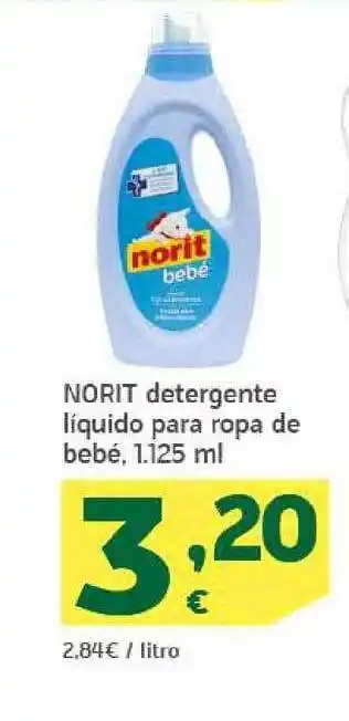 HiperDino Norit Detergente Líquido Para Ropa De Bebé oferta