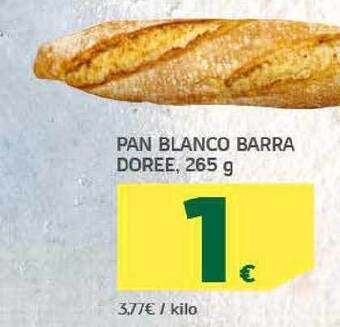 HiperDino Pan Blanco Barra Doree oferta
