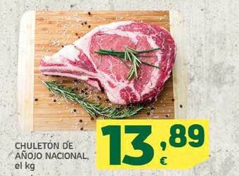 HiperDino Chuletón De Añojo Nacional oferta