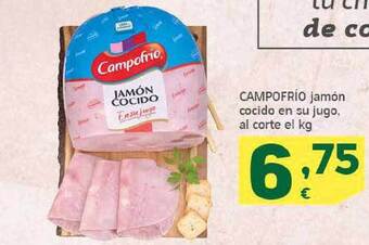 HiperDino Campofrío Jamón Cocido En Su Jugo oferta