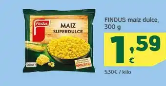 HiperDino Findus Maiz Dulce oferta