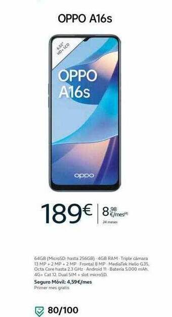 Movistar Oppo A16s oferta