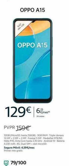 Movistar Oppo A15 oferta