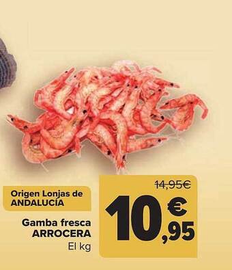 Carrefour Gamba Fresca Arrocera El Kg oferta