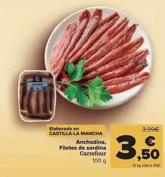 Carrefour Anchodina Filetes De Sadina Carrefour oferta