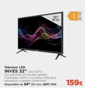 El Corte Inglés Televisor Led Inves 32 oferta
