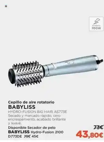 El Corte Inglés Cepilo De Aire Rotatorio Babyliss oferta