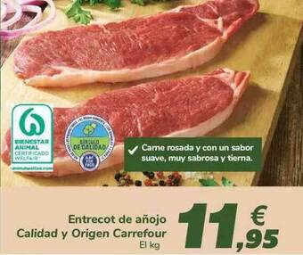 Carrefour Entrecot De Añojo Calidad Y Origen Carrefour oferta