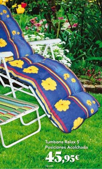 Gadis Tumbona Relax 5 Posiciones Acolchada oferta