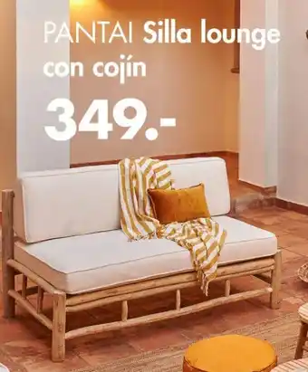 Casa Pantai Silla lounge con cojín oferta