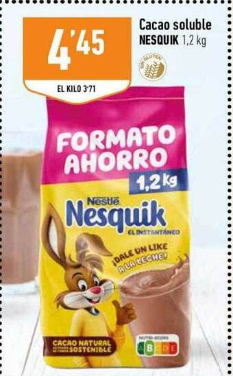 Supermercados Deza Cacao Soluble Nesquik oferta