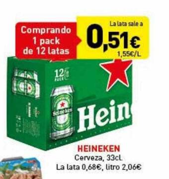 Hiperber Heineken Cerveza oferta