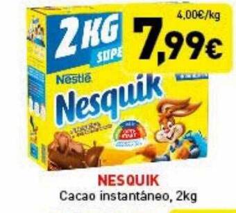 Hiperber Nesquik Cacao Instantáneo oferta