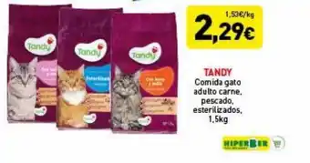 Tandy Comida Gato Adulto Carne Pescado Esterilizados