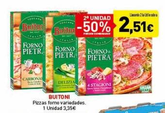 Hiperber Buitoni Pizzas Forno Variedades oferta