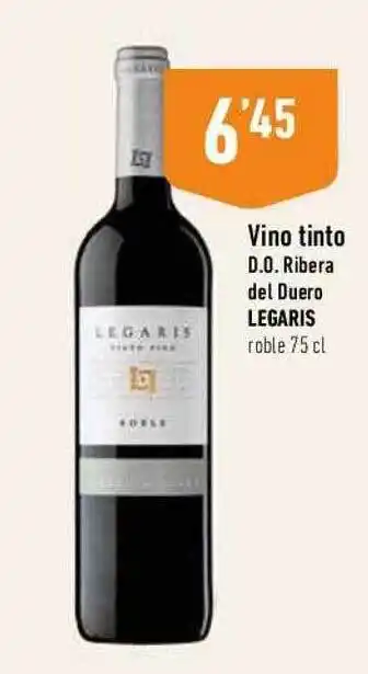 Supermercados Deza Vino Tinto D.o. Ribera Del Duero Legaris oferta