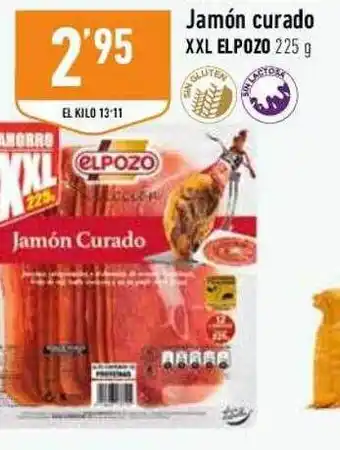Supermercados Deza Jamón Curado Xxl Elpozo oferta