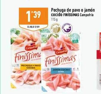 Supermercados Deza Pechuga De Pavo O Jamón Cocido Finíssimas Campofrío oferta