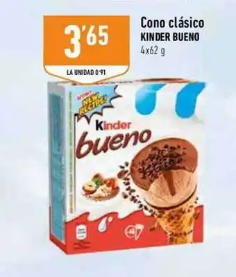 Supermercados Deza Cono Cláscio Kinder Bueno oferta