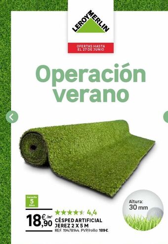 Leroy Merlin Césped artificial oferta