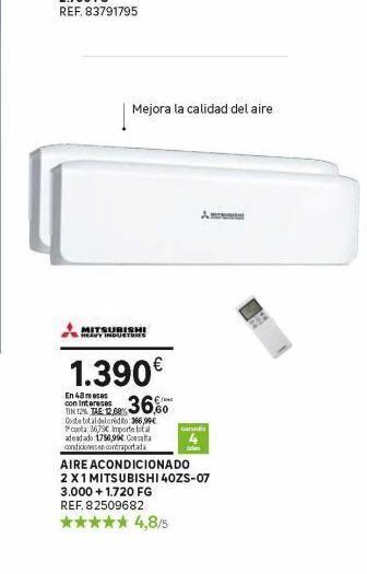 Leroy Merlin Aire acondicionado oferta