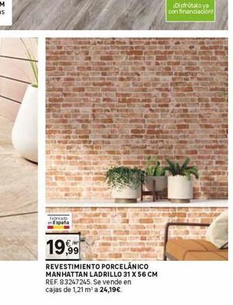 Leroy Merlin Revestimiento porcelánico oferta