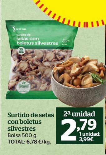 La Sirena Setas oferta