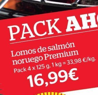 La Sirena Lomos de salmón oferta