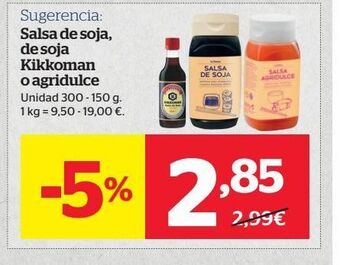 La Sirena Salsa de soja oferta