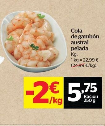 La Sirena Colas de gamba oferta