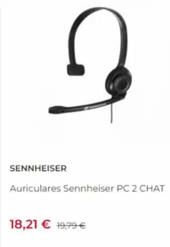 Visanta Sennheiser Auriculares PC 2 Chat oferta