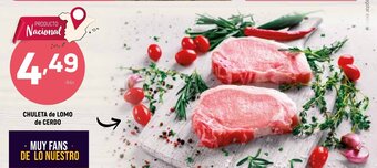 Coviran Chuleta de Lomo de Cerdo oferta