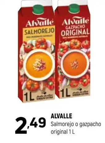 Coviran Alvalle Salmorejo o gazpacho original 1 L oferta
