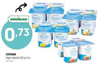 Coviran Coviran Yogur sabores 125 g x 4 u. oferta