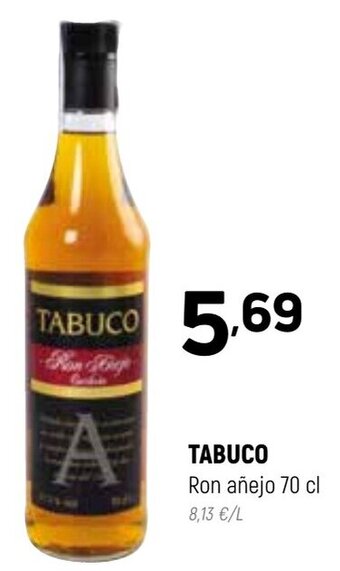 Coviran Tabuco Ron añejo 70 cl oferta