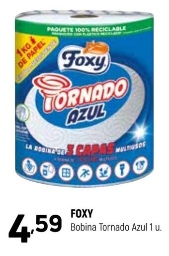 Coviran Foxy Bobina Tornado Azul 1 u. oferta