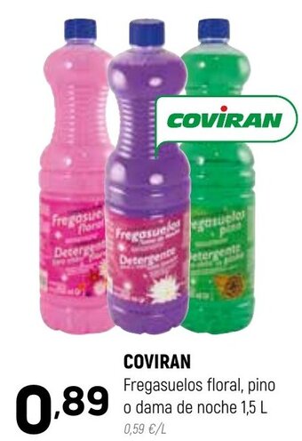 Coviran Coviran Fregasuelos floral, pino o dama de noche 1,5 L oferta