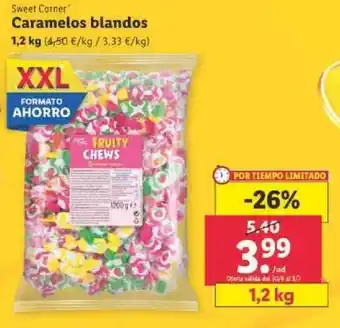 Lidl Sweet Corner Caramelos Blandos 1.2 kg oferta