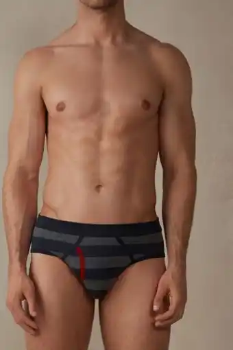 Intimissimi Calzoncillos con estampado de rayas y ojal en algo... oferta