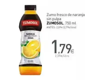 Condis Zumosol Zumo Fresco De Naranja Sin Pulpa 750ml oferta