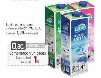Condis Celta Leche Entera Semi O Desnatada 1,5L oferta