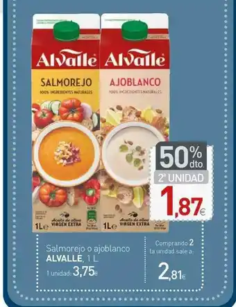Condis Salmorejo O Ajoblanco Alvalle 1L oferta