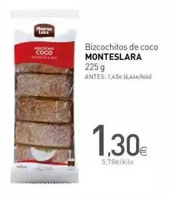 Condis Monteslara Rizcochitos De Coco 225g oferta
