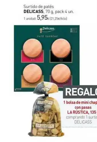 Condis Delicass Surtido De Patés 70g oferta
