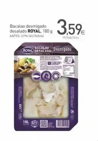 Condis Royal Bacalao Desmigado Desalado 180g oferta