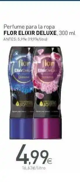Condis Flor Elixir Deluxe Perfume Para La Ropa 300ml oferta