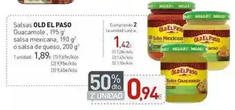 Old El Paso Salsas Guacamole Salsa Mexicana O Salsa De Queso